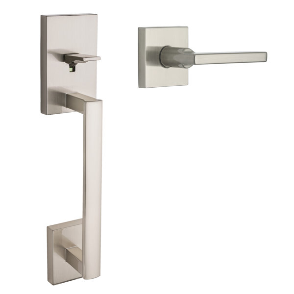 Weiser San Clemente Lower Half Handleset with Halifax Door Lever